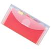 Portable Rainbow Expanding File Folder Plastic File Storage Bag Index Handle File Folder  Office