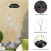 Außen-Windspiel-Lichterkette mit Remy-Körnerkugel, Kolibri- und Schmetterlingsdesigns - Perfekt für die Garten- und Terrassendekoration