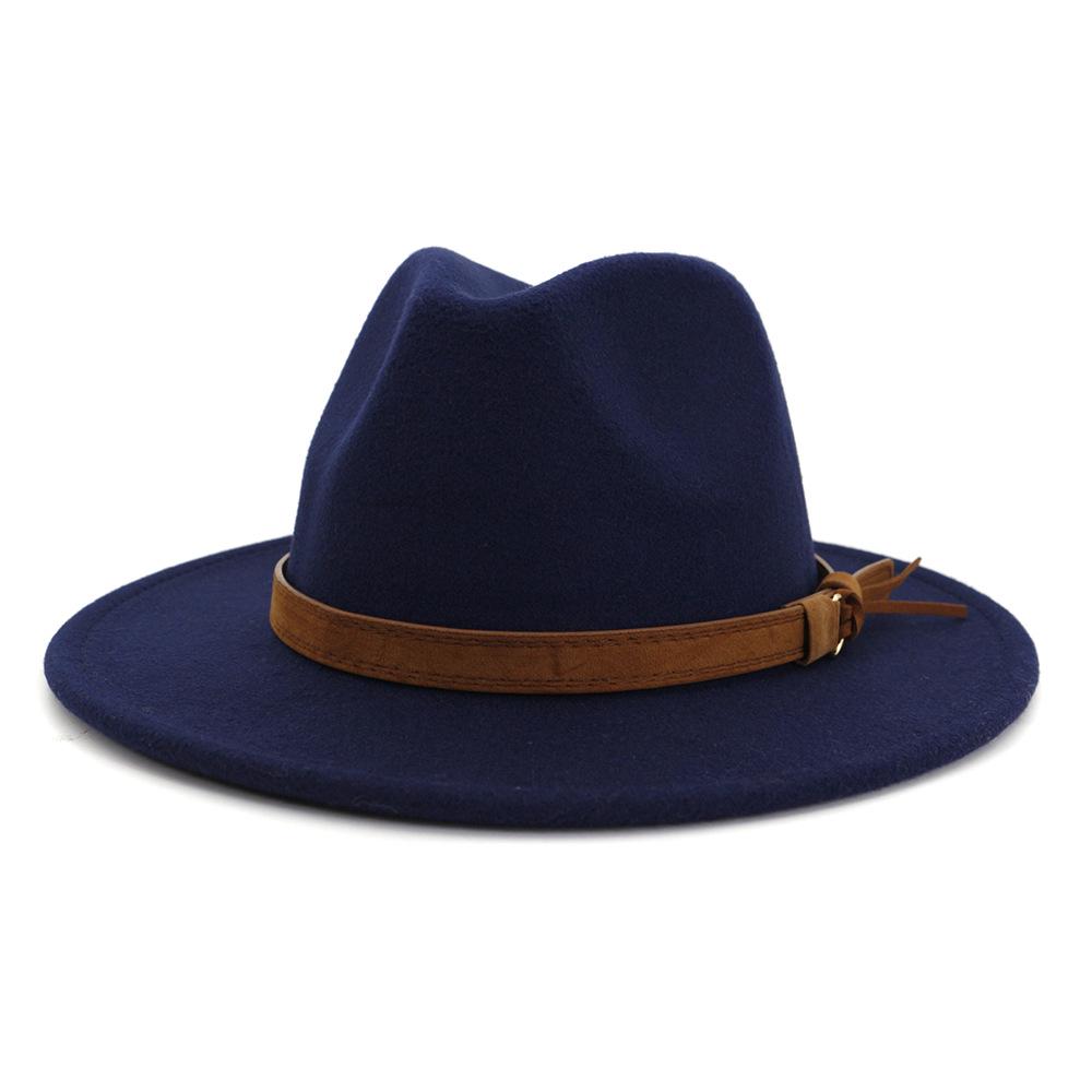New Arrive Custom Trilby Retro Large Brim Felt Fedora Hats