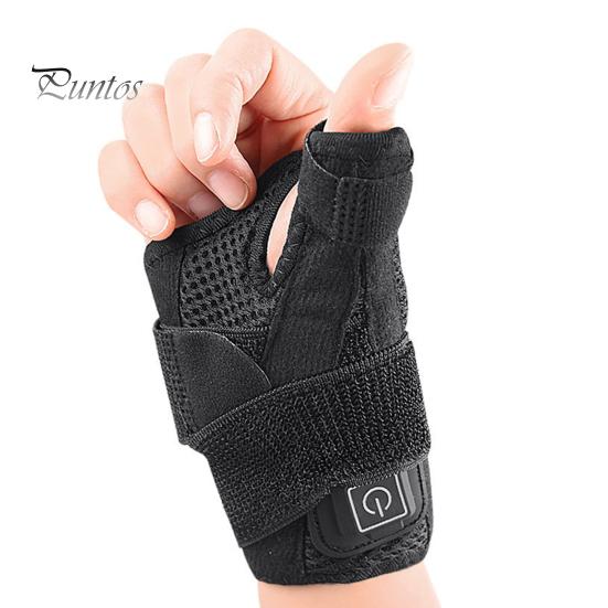 

1 шт. USB-подогреваемый наручный бандаж с 3 уровнями регулировки температуры, теплый, легкий, для холодной погоды, зимний, для мужчин и женщин, электрический нагревательный браслет, поддержка запястья чёрный