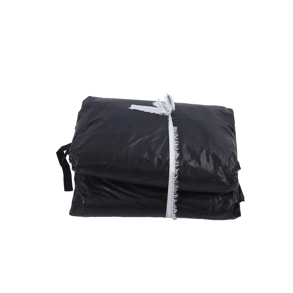 Truck Cover Heavy Duty Waterproofing Windproof Reflective Stripe Snow Sun Dust Protection for Pickup Trucks Black