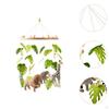Baby Crib Mobile Toy Multifunction Creative Animal Pendant Bed Bell Hanging Wind Chime for Household