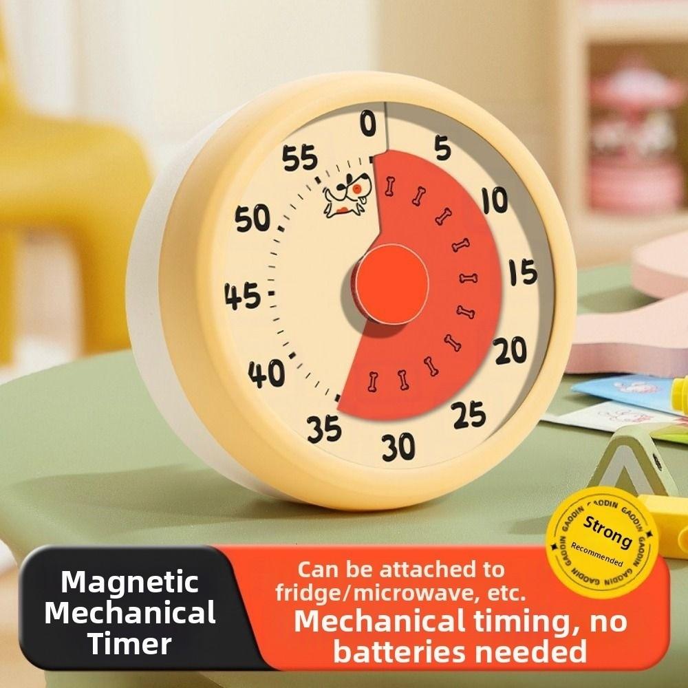 60 Minutes Visual  Timer Mechanical Kitchen Cooking Timer Children Study Timer  Baking Reminder