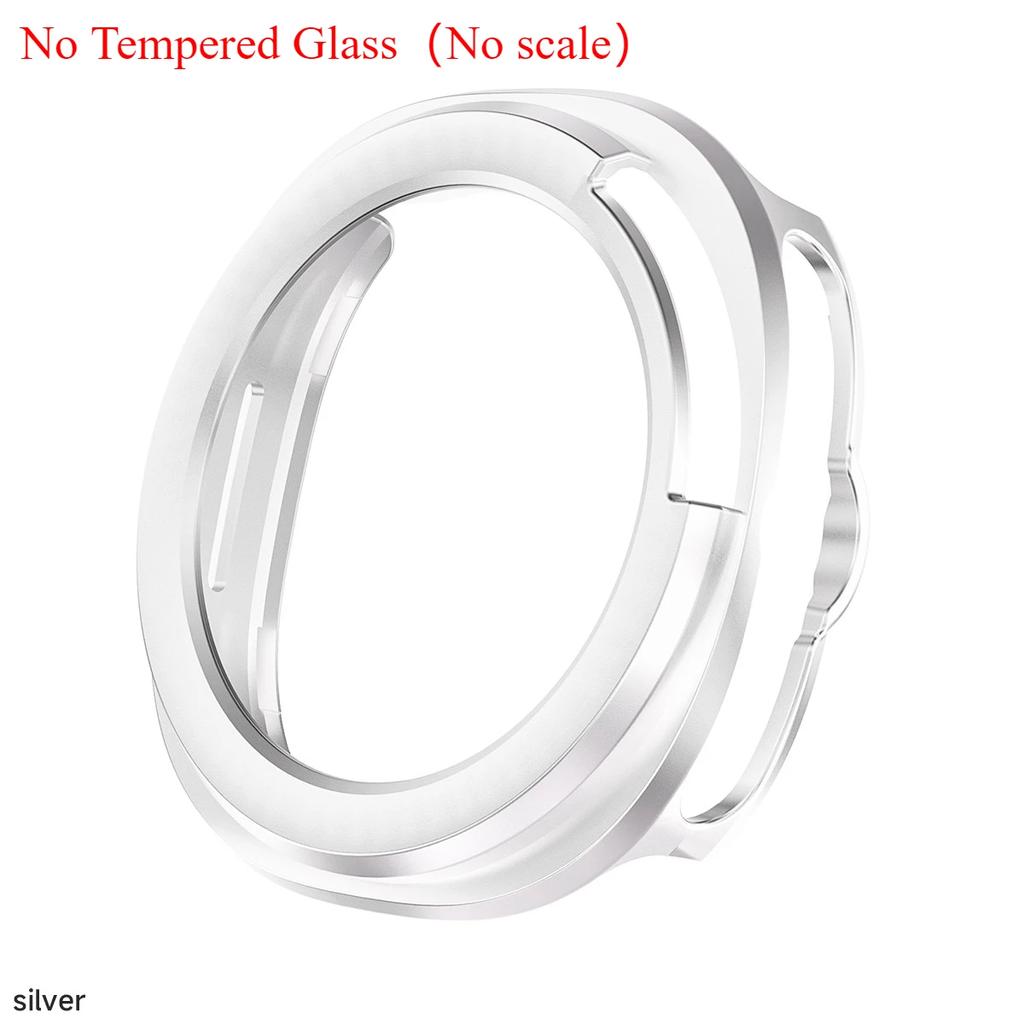 Protector Case For Samsung Galaxy Watch 8 Classic PC Hollowed Cover Protective Bumper Shell Tempered Glass Screen Accessories