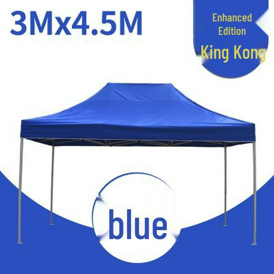 Large Telescopic Outdoor Advertising Tent: Folding Rainproof Canopy and Sunshade with Four-Legged Design