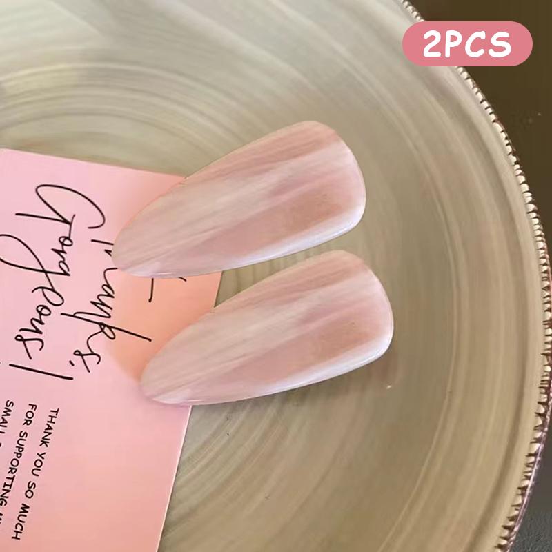 

2Pcs Cream Colored Hair Clip With Bangs On The Side Clip Broken Hair Clip Hair Clip On The Side New Duckbill Clip Headdress A7