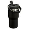 STANLEY 1913 Iceflow Flip Straw Vacuum Insulated 20oz 2.0 Tumbler, Black, 0.59L