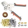 10.5mm Aireye Clamp Buckle Protection Ring Set Portable Hole Protection Ring Hand Pressure Clamp Manual Puncher