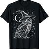 Wizard Owl Witchy Cottagecore Bird Lover Owl Halloween T-Shirt