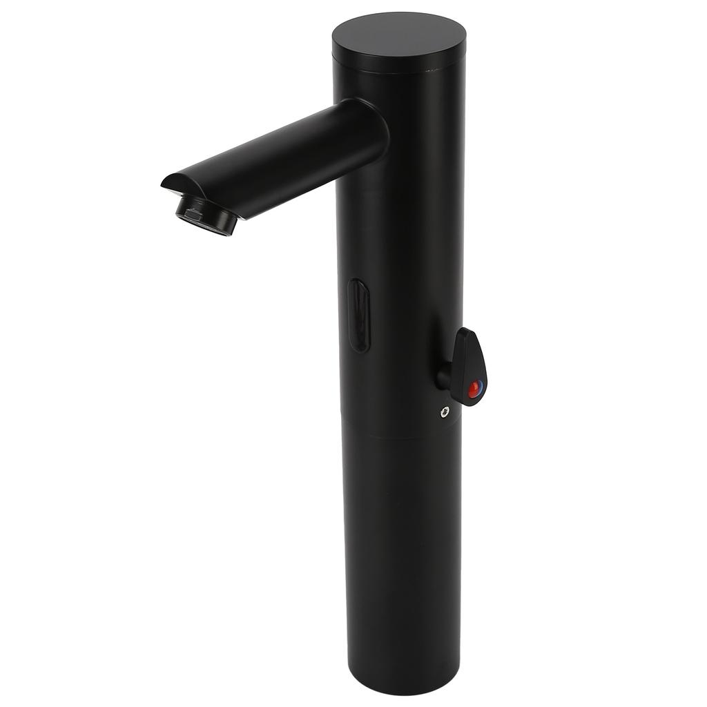 Automatic Sensor Faucet Brass Touchless Faucet with Hot and Cold Integration Black for Kitchen and