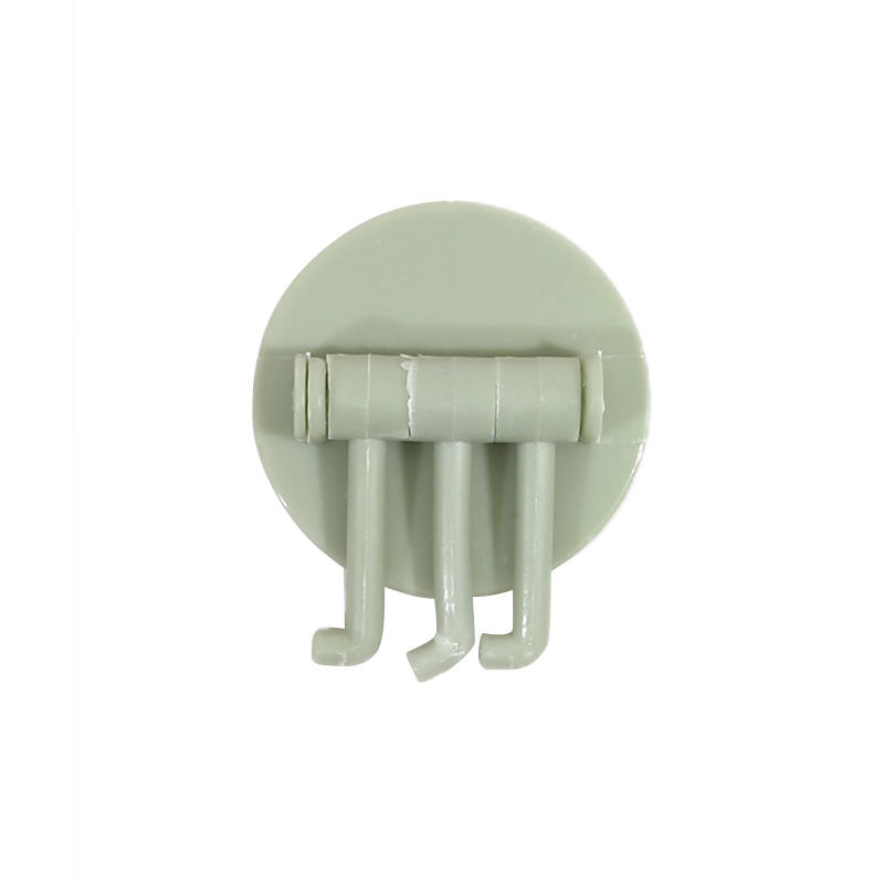 Seamless Rotatable Non-Punching Utility Hook Hangers Bathroom Kitchen Sticky Wall Triple Hook for Hanging Towel