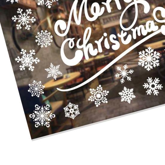 Christmas Decoration Wall Window Glass Xmas Stickers Decal Patch Home Decor
