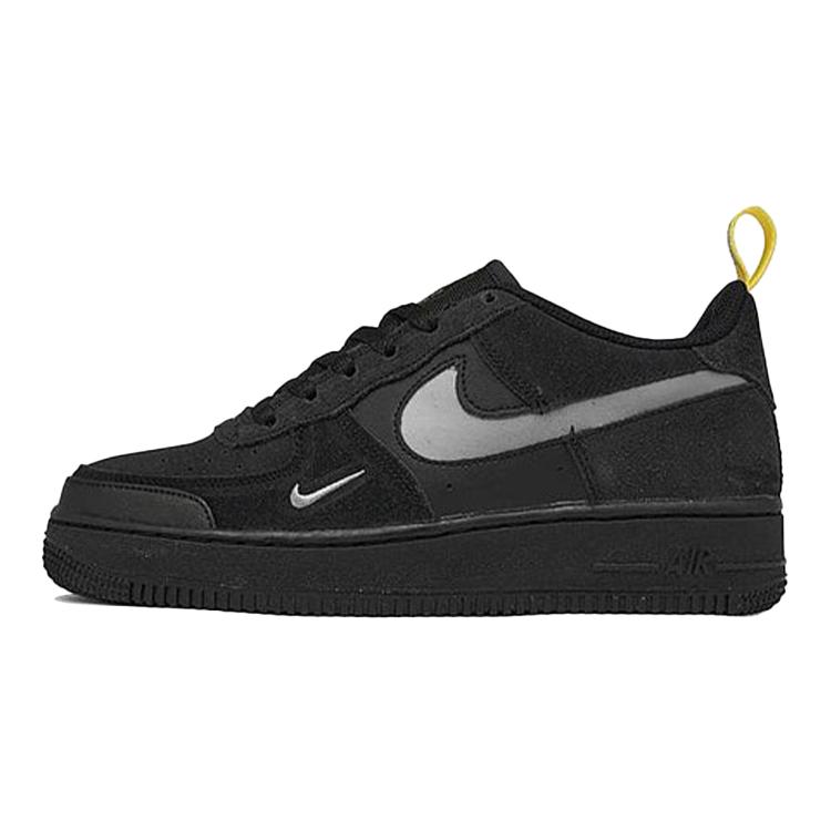 

Новые Nike Air Force 1 Low Cut Out Swoosh Серые GS DQ1097-002 36.5