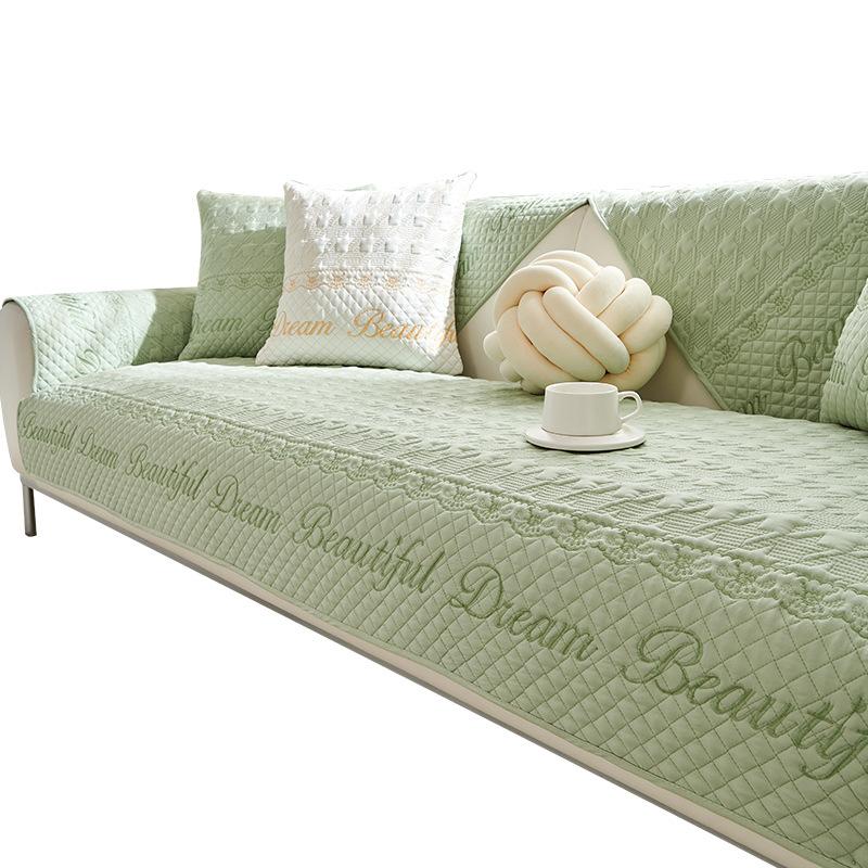 Spring Sofa Cushion Nordic High-Grade Cushion Four Seasons Universal Non-Slip Non-Stuffy Cover Cloth
