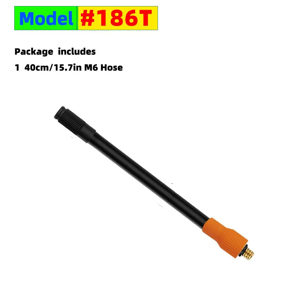 

40CM/60CM M6 Thread Extension Inflation Tube, Standard Tire Valve with Fine Teeth, Suitable for M6 Thread Integrated Air Pump