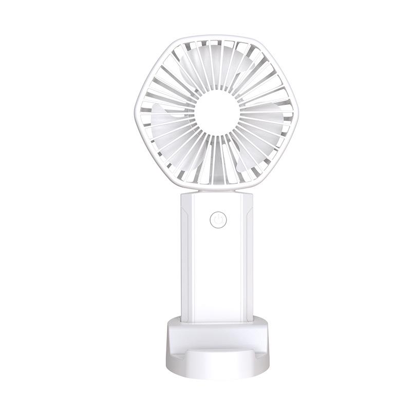 USB Rechargeable Silent Mini Desktop Fan with Strong Wind Power - Portable and Handheld for Dorms and Gifts