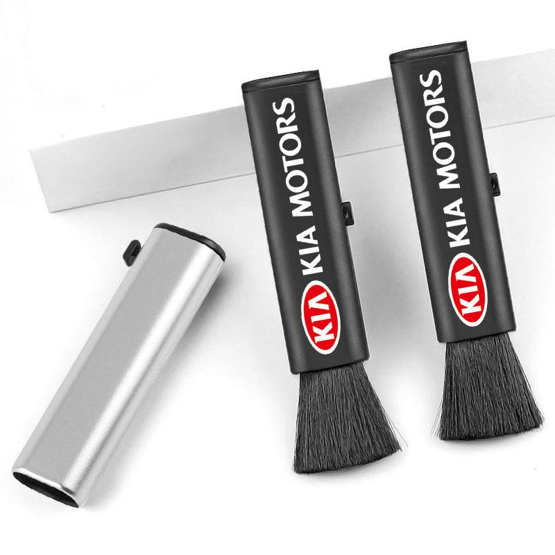 1Pcs Car Air Conditioner Outlet Clean Brush Dust Remover Auto Accessories For KIA Ceed Rio Sportage R K3 K4 K5 K6 K7 K8 Ceed Sorento Cerato Optima