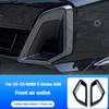 For BMW X5 G05 M Sport LCI -2025 Front Bumper Fog Light Frame Cover Car Fog Lamp Body Kit Splitter Cover Grille Sticker