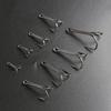 50Pcs/Box Mix Treble Fishing Hooks Kit Treble Hooks Fishhook For Artificial Hard Bait Bass Trout Saltwater Triple Fishing Hooks