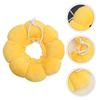 Adjustable Anti Bite Licking Wound Healing Safety Collar, Postoperative Cat Rehabilitation Collar, Sunflower Shaped Soft Filling Neck Cone