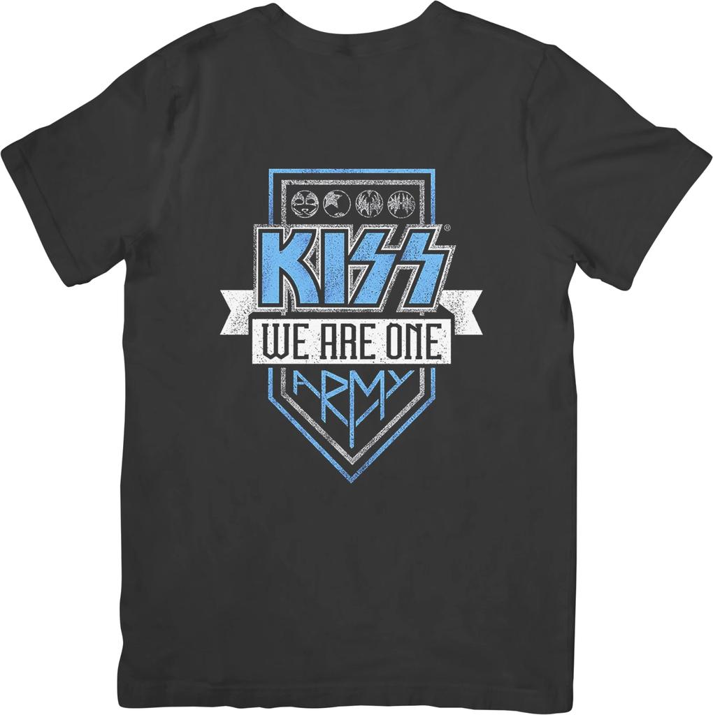 Kiss 8 Music Unisex Fit for Men & Women Quality Cotton T-Shirt Black