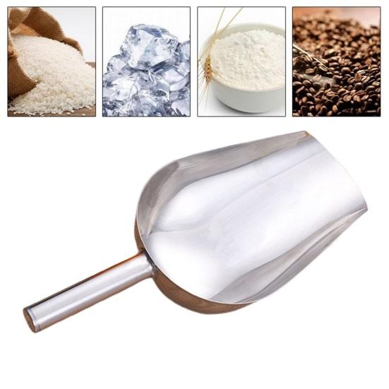 Stainless Steel Ice Scoop  Multipurpose Metal Ice Scoop for Ice Machine