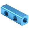 Manifold Block Splitter Air Manifold Aluminum Manifold Blue