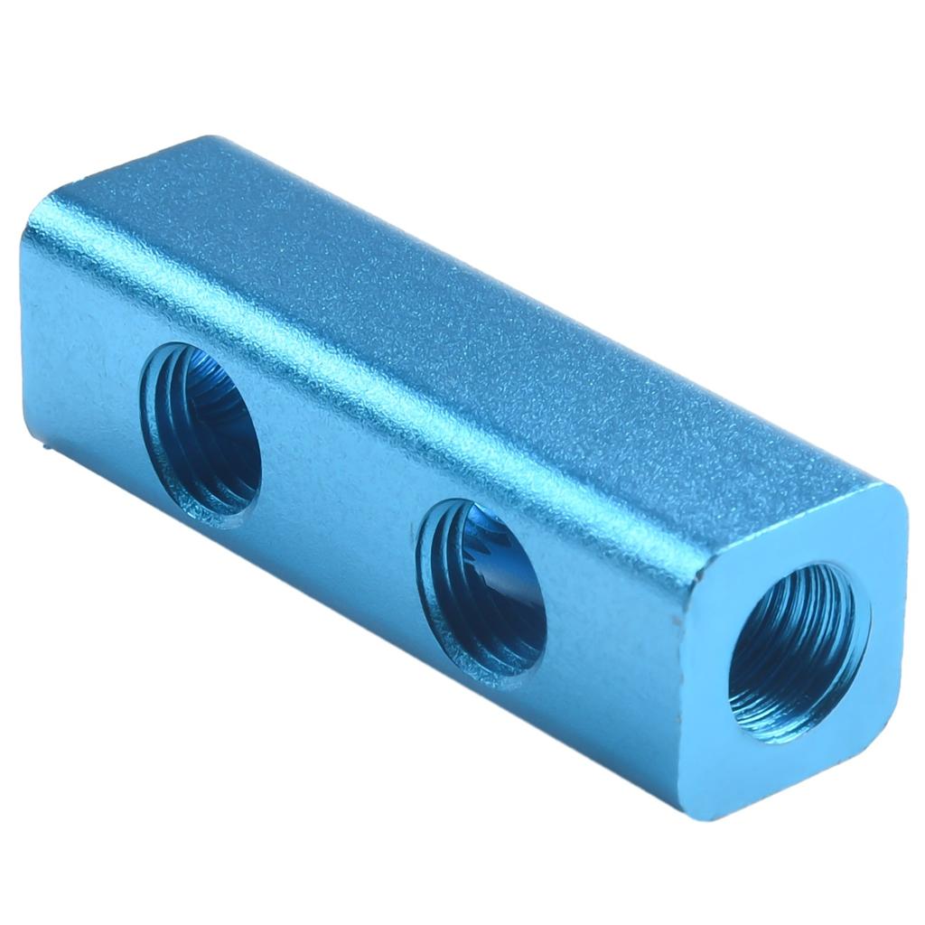 Manifold Block Splitter Air Manifold Aluminum Manifold Blue