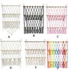 Cotton Stuffed Animal Storage Net With Wooden Rods For Nordic Style Room Decor Toys Blankets Soft