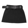 2026 Autumn Korean Style Elegant High-Waisted Bodycon Mini Skirt with Belt