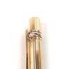 Great Cartier Ballpoint pen Trinity Twist Type gold mens Used