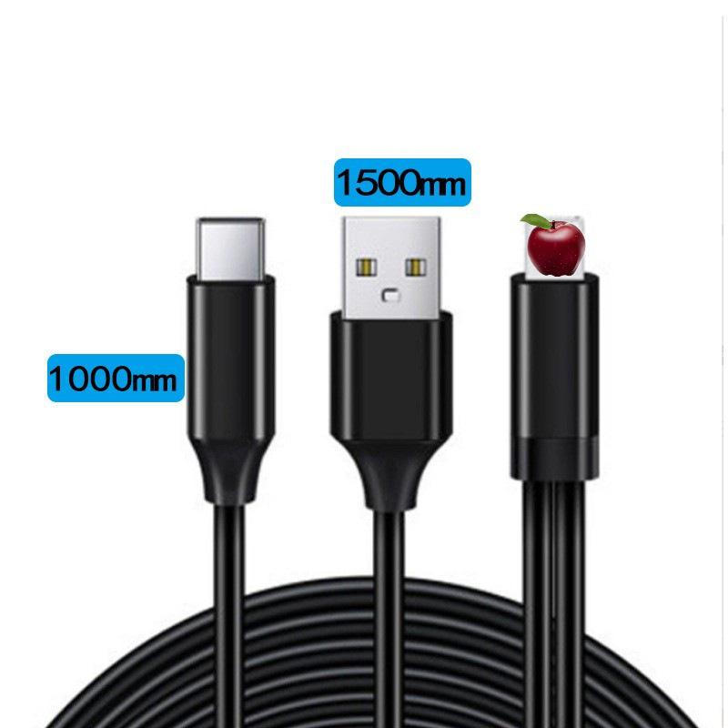 OTG Adapter Cable: Type-C to USB Live Sound Card with Dual C Charging