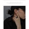 Europäischer und amerikanischer Retro-Totenkopfring Herren Dunkler Punk Adlerkralle Knochenhandring Gothic Schmuck