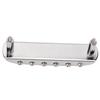 Electric Guitar Bridge 6 String Tailpiece Metal Instrument Accessory for JazzmasterSilver