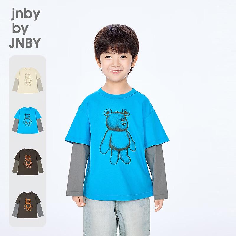 

JNBY Kids Unisex Long-Sleeve Cotton T-Shirt 130