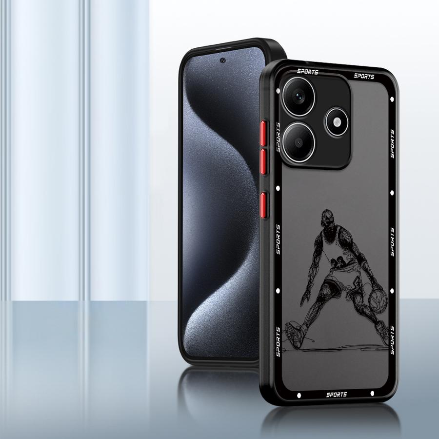 Cartoon Basketball Star Sports Funda Back Phone Cover Case for Xiaomi Redmi Note 14 14C 10 A4 13 Pro Plus 12 11 9S 13C