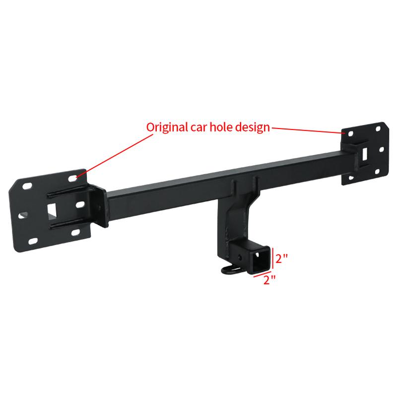 Car Trailer Steel Rear Bumper With 2inch Receiver Customizable Tow bar Hook Trailer Hitch Camp Trailer Car Accessories