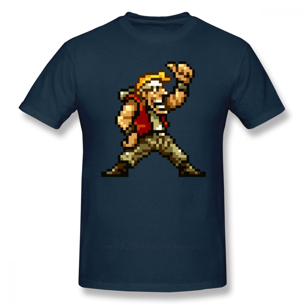 Metal Slug T Shirt Marco Rosi TShirt Graphic Tee Shirt Beach Cute 100 Cotton ShortSleeve Unisex Tshirt