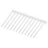 12Pcs Plant Stakes Reusable Plant Sticks Support Anti Rust Stem Flower Support for Home Garden Yard Farm