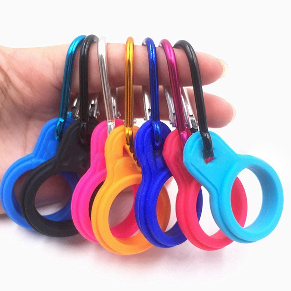 Tool Accessories Outdoor Carabiner Sports Kettle Buckle Water Bottle Holder Rubber Buckles Hook