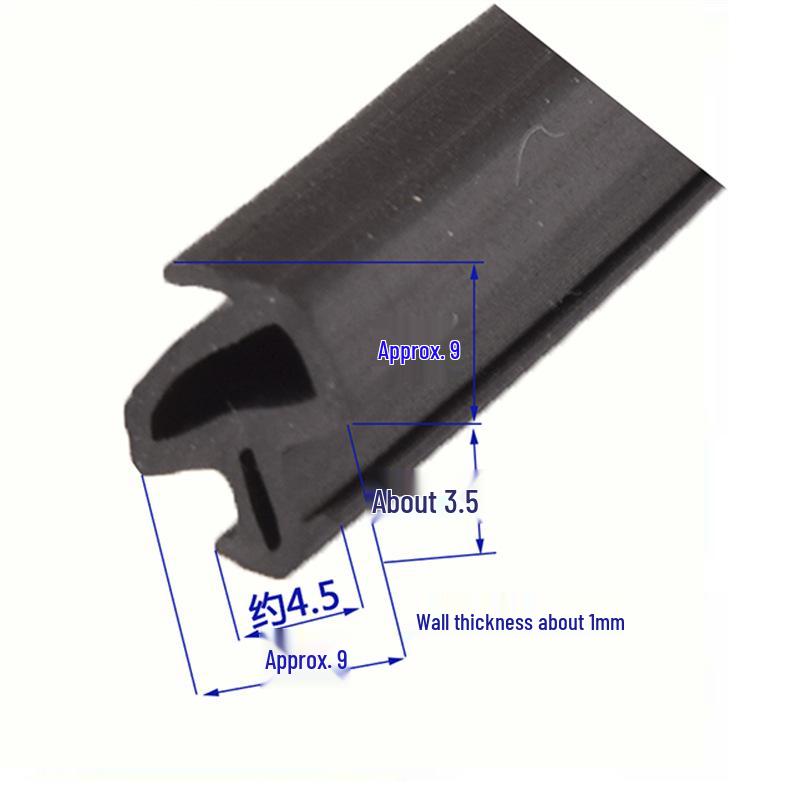 UPVC Inåtgående/Utåtgående Tätningslist för Dörr- och Fönsterkarmar - Vit Båge, Värmebevarande.