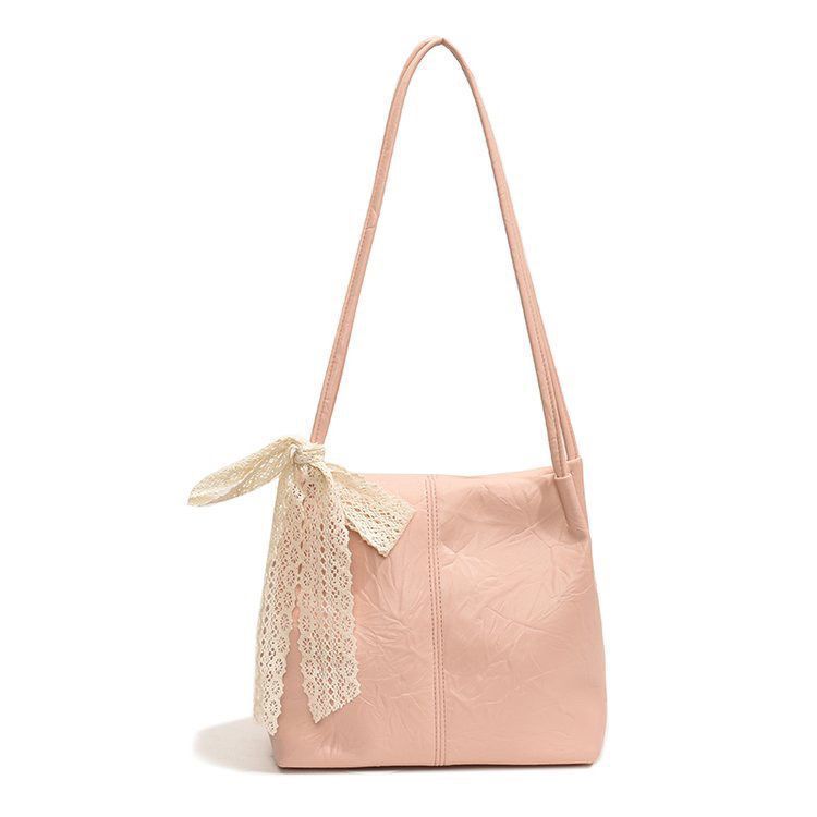 Nischen Silber Achseltasche für Damen Koreanische Bucket Tote High-End Schultertasche mit hoher Erscheinungswert