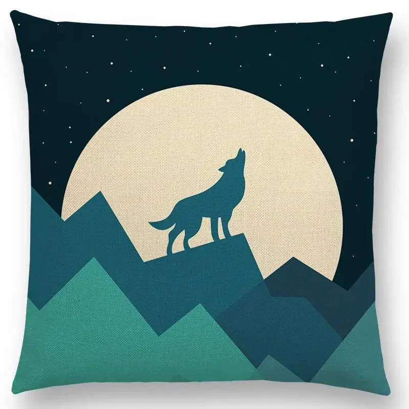 Latest Cartoon Animals Interesting Deer Panda Sheep Bulldog Chameleon Colourful Cushion Cover Car Sofa Throw Pillow Case