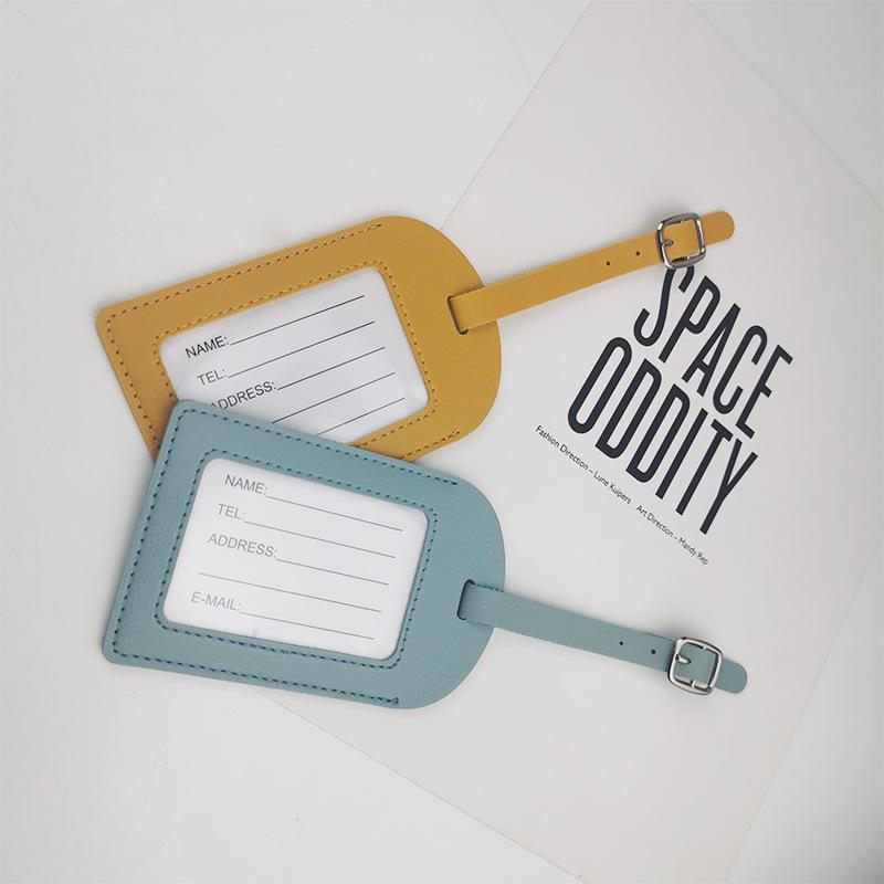 PU Leather Luggage ID Tag for Travel
