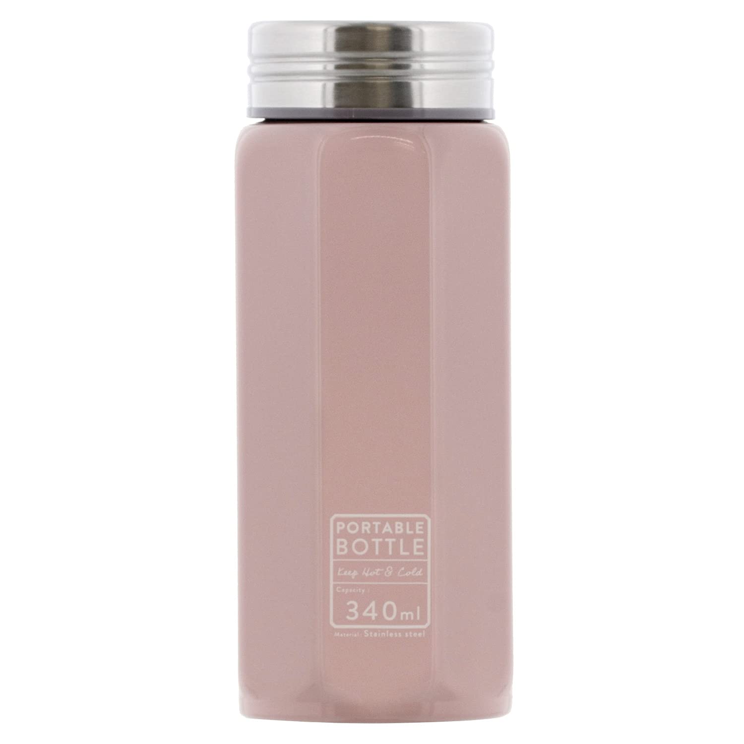 

Bestco Mug Bottle, 340ml, Warm Pink, ND-8231 Octogonne