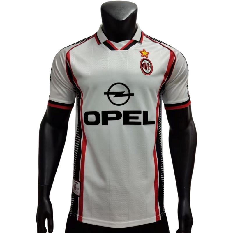 Vintage Portugal Liverpool Barcelona AC Away Germany Spain Football Jersey Short Sleeve Hair Series
