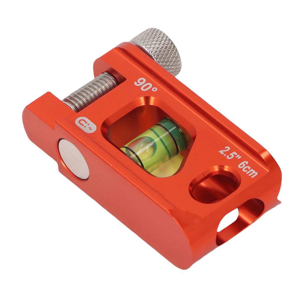 Mini Level Ruler 2.5 Inch Accurate Solid Cast Aluminium Compact Magnetic Spirit Level Ruler for