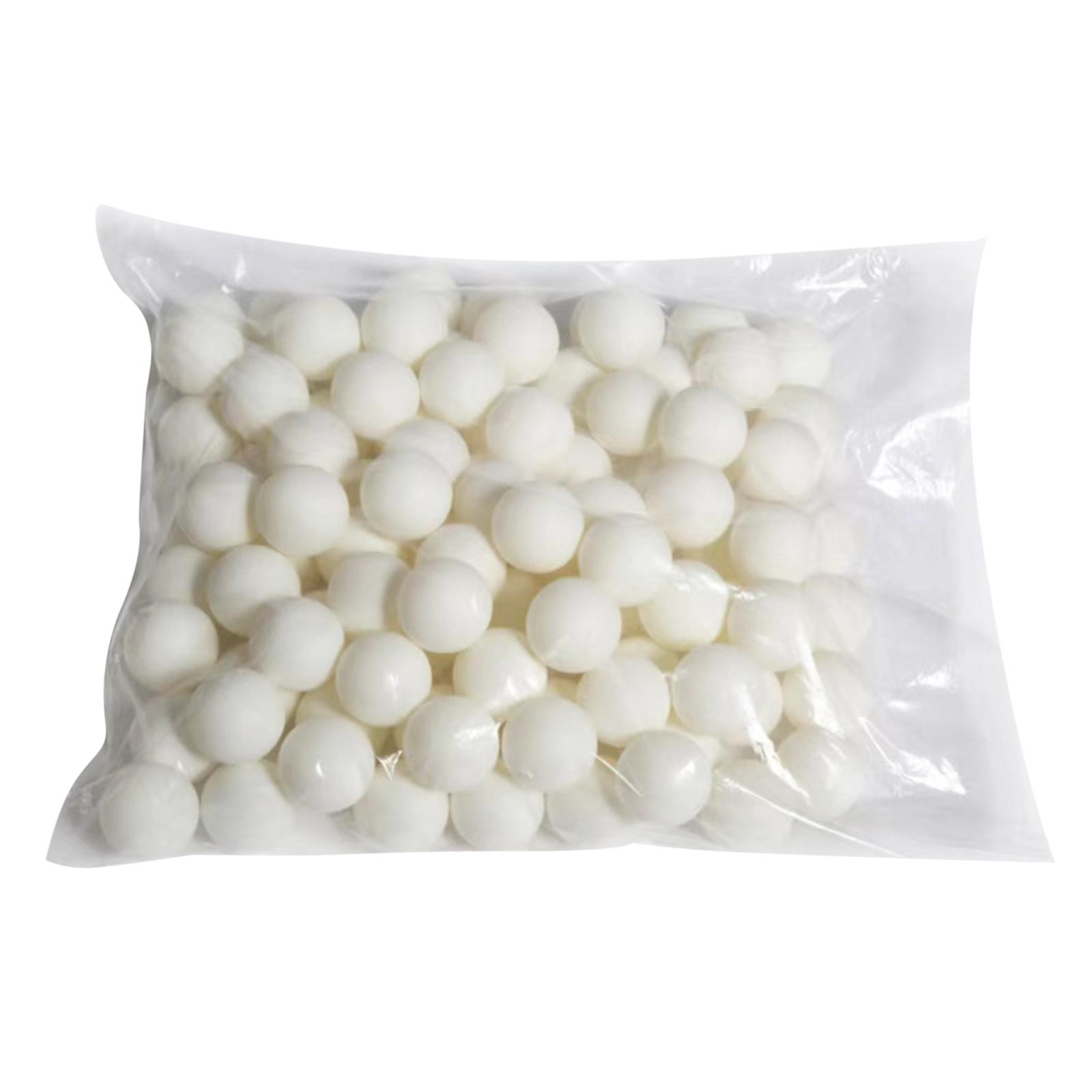 

100 Pack Table Tennis Balls Pingpong Balls Bulk 40mm Diameter for Adults Amateur Game and Children Practice Competition белый
