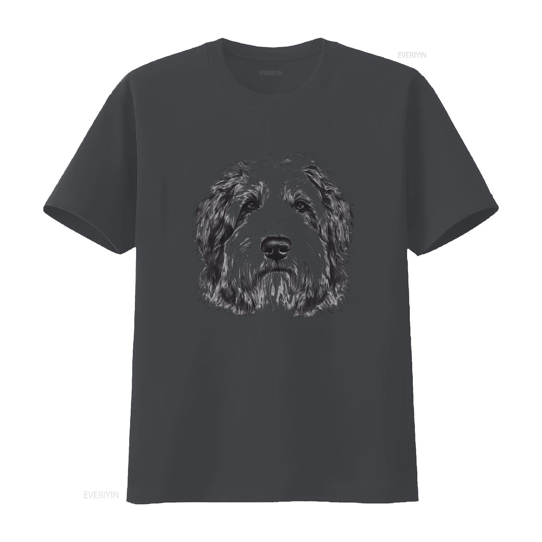 

Old English Sheepdog Print Mens T Shirt 100 Cotton Soft Comfortable vintage Washed Stylish homme Unisex Versatile graphic 4XL
