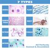 A84E-200 Packs Microscope Slides, 100 Plants & 100 Animal Tissues Includes Labels And Case For Biological Science Education